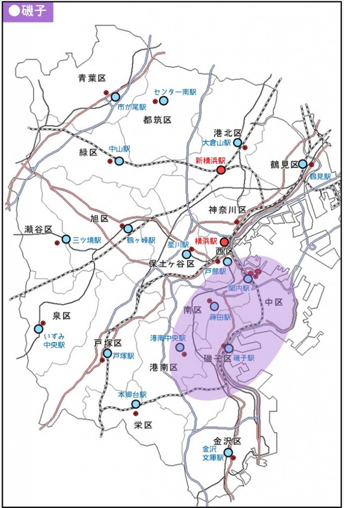 キョウエイアド 交通広告 横浜市営バス 走行エリア