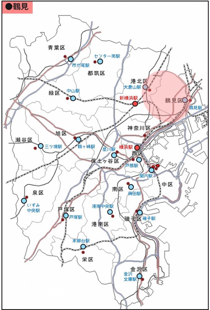 キョウエイアド 交通広告 横浜市営バス 走行エリア