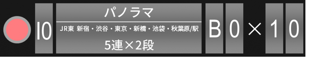 キョウエイアド 交通広告　駅ばりボード　大きさランキング