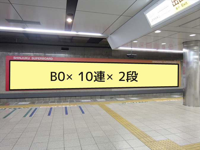 キョウエイアド 交通広告 駅ばりボード 大きさランキング