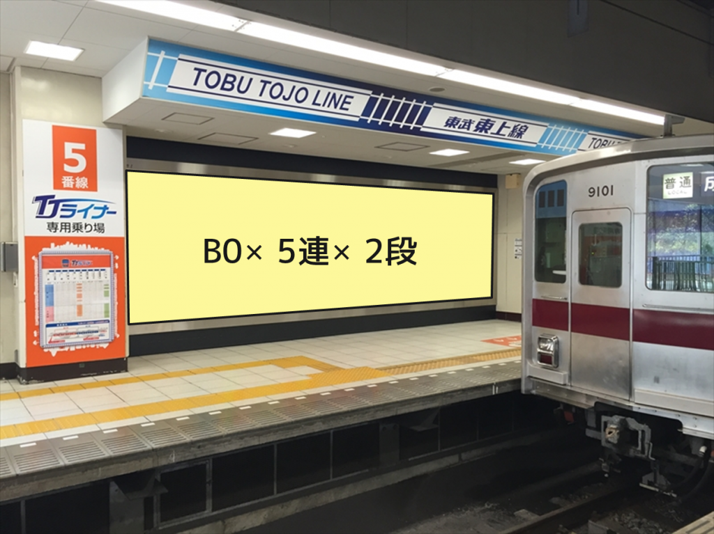 キョウエイアド 交通広告 駅ばりボード 大きさランキング