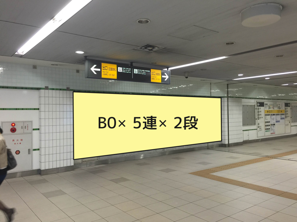 キョウエイアド 交通広告 駅ばりボード 大きさランキング