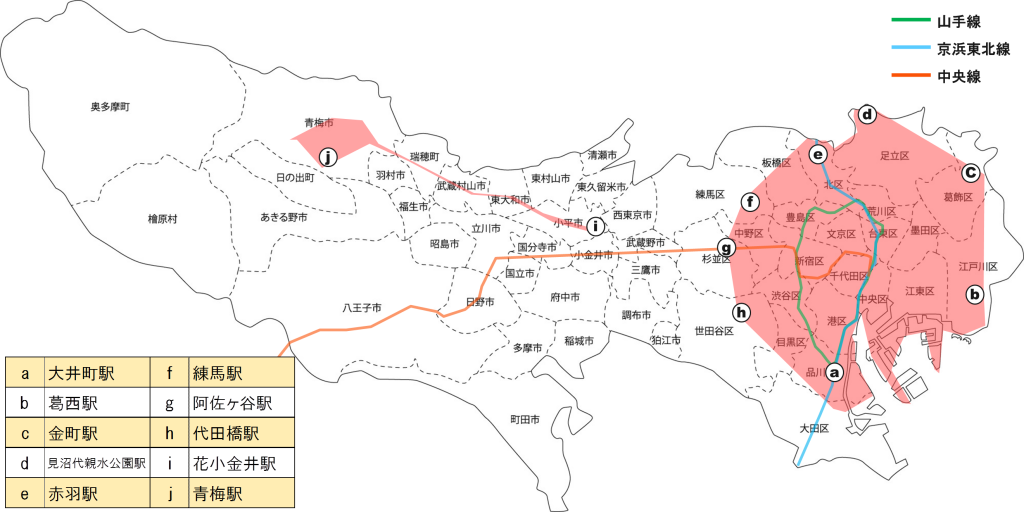 キョウエイアド 交通広告　東京都　バスマップ