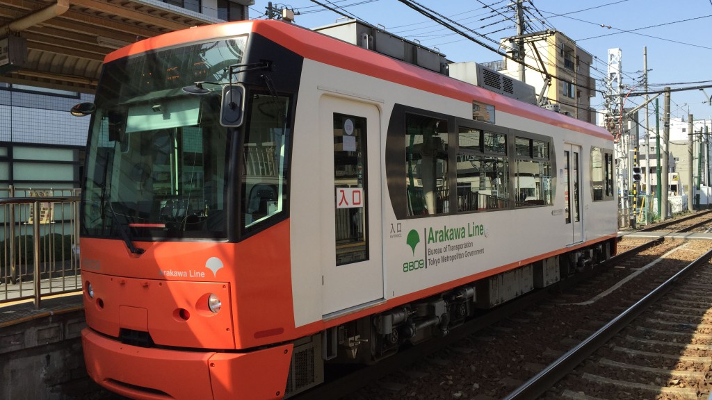 キョウエイアド 交通広告 都電 都電荒川線 欄間広告