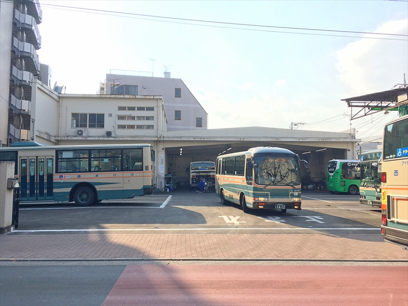 西武バス 西武バス広告 西武バス路線図 大泉学園 整備工場 整備工場前 キョウエイアド 交通広告